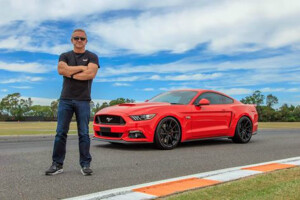 Russell Ingall shows off new Herrod Ford Mustang