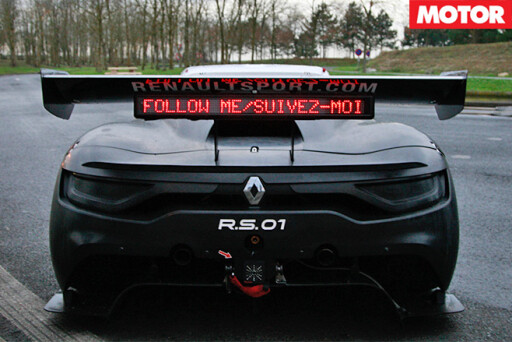 Renault Sport RS 01 Interceptor rear lights