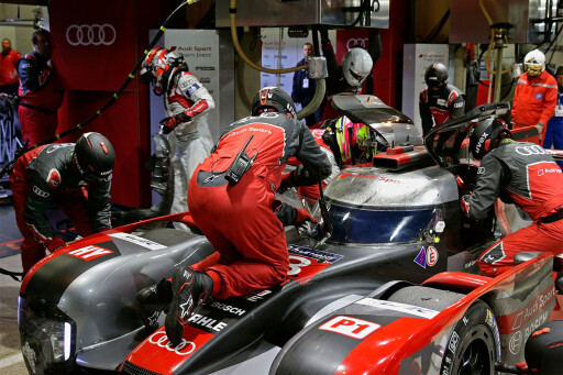 Audi -R18-Le -Mans -pits