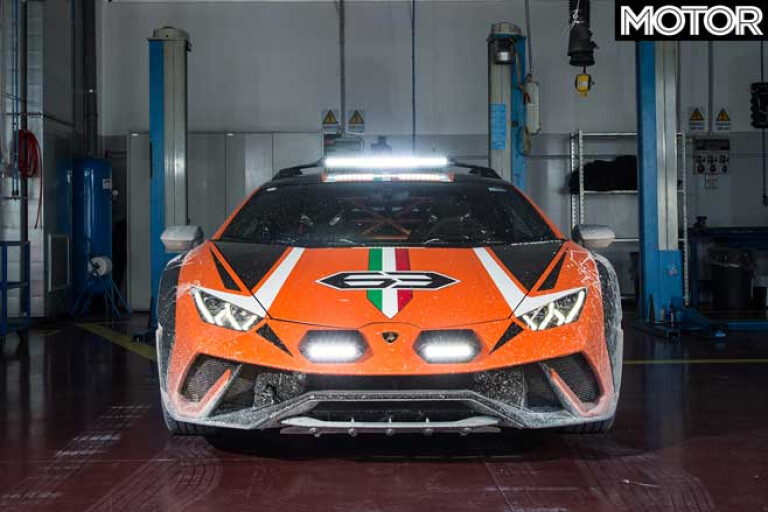 Lamborghini Huracan Sterrato Concept Spotlights Jpg