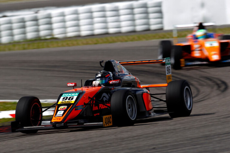 Formula 4 racing car driver