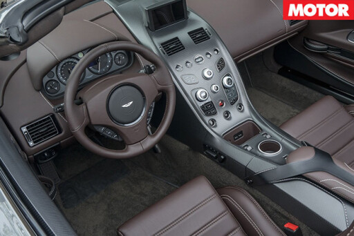Aston Martin Vantage GT12 Roadster interior