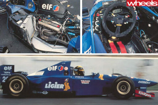 1996-Ligier -JS41-F1-sports -car -driving