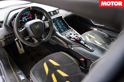 Lamborghini Centenario interior
