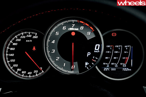 Red -Toyota -86-instrument -cluster