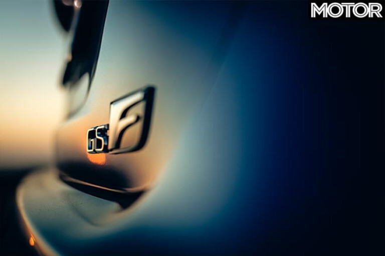 Lexus GS F badge