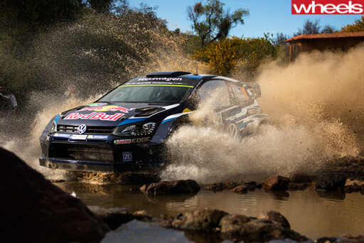 Volkswagen -Polo -R-driving -through -water