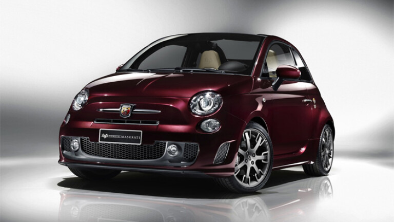 Fiat pays tribute to Maserati with Abarth 695 Tributo
