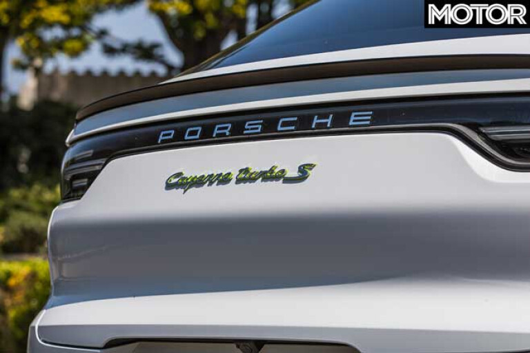 Porsche Cayenne Turbo S E Hybrid Coupe Badge Jpg
