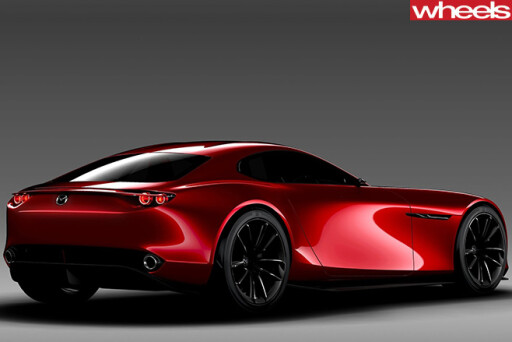 Mazda RX Vision concept rear side