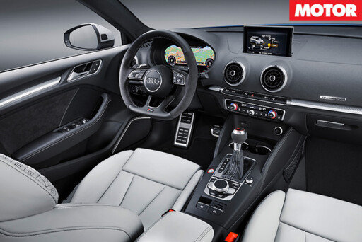 2017 Audi RS3 Sportback interior