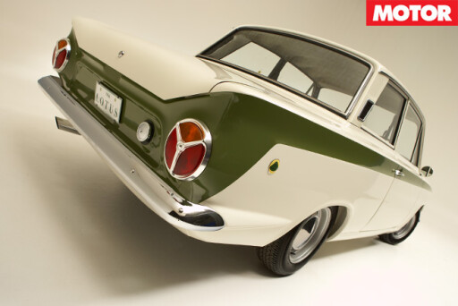 1966-Lotus Cortina rear
