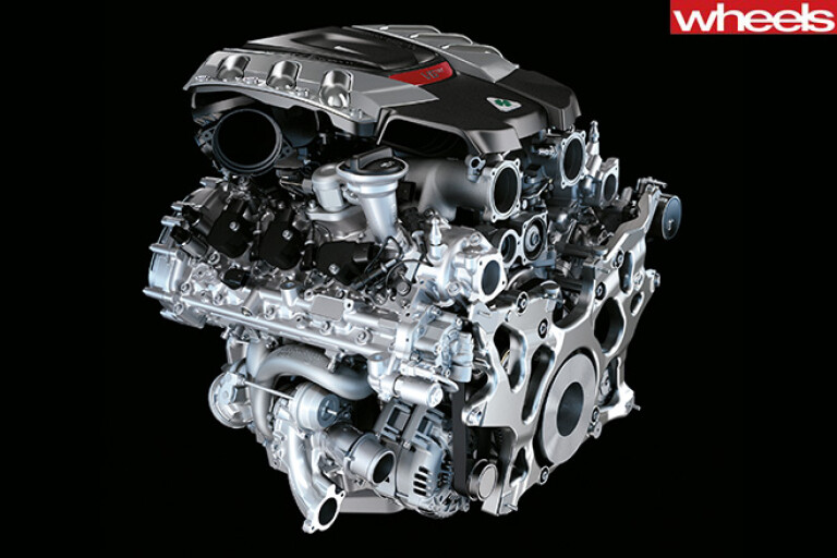 Alfa romeo 3.9 litre turbo v6 engine