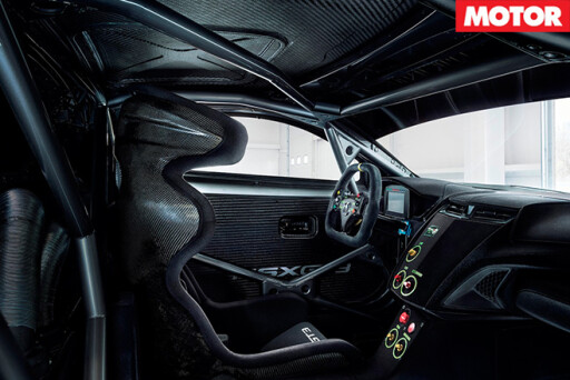 Honda NSX GT3 interior