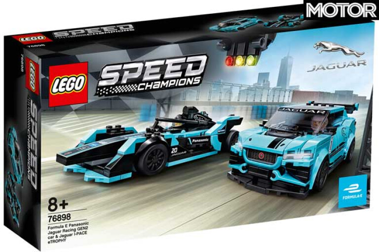 Jaguar Formula E And I Pace E TROPHY Racers Lego Speed Champions Series Box Front Jpg