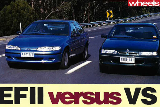 1995-Ford -EF-II-Falcon -vs -Holden -Commodore -VS