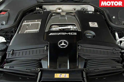 2017 Mercedes-AMG E63 S engine