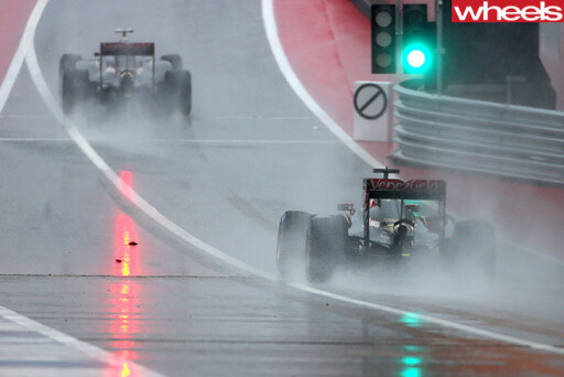 Formula -1-USA-raining