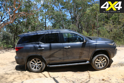 Toyota fortuner crusade right side