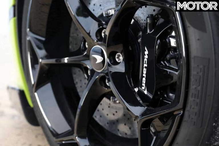 2019 McLaren 600LT Spider wheel brakes