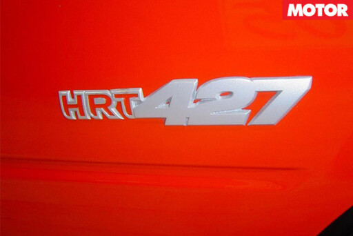 Holden Monaro HRT 427 badge