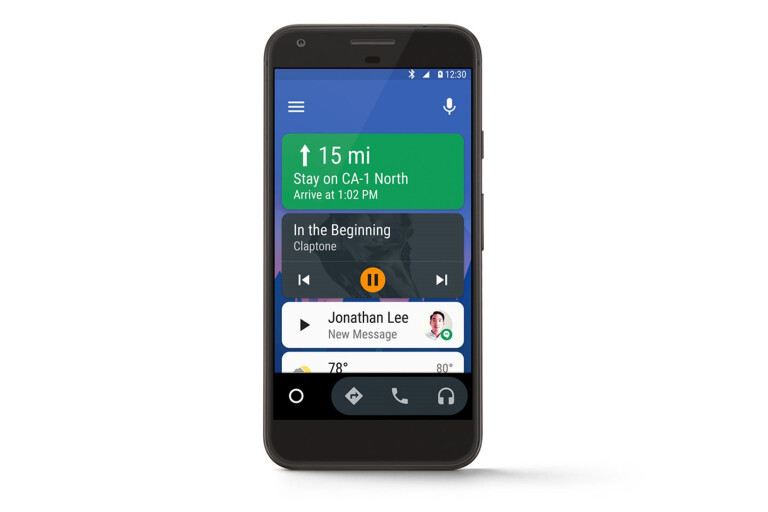 mobile phone with Android Auto