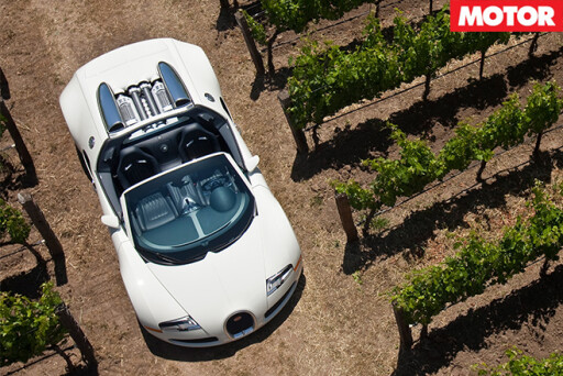 Bugatti veyron top view