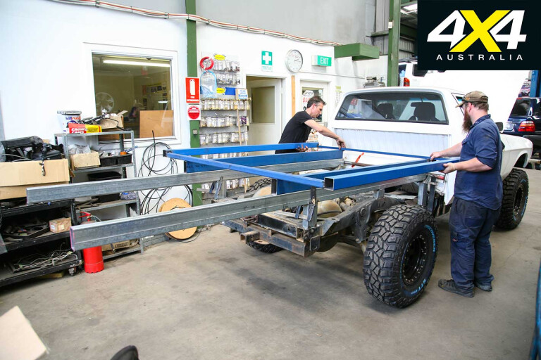 Holden 1 Tonner Build Rear Tray Design Jpg