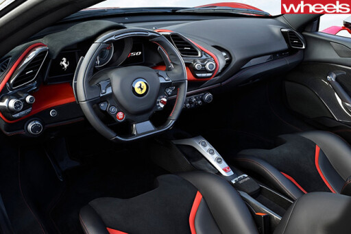 Ferrari -J50-Japan -only -special -edition -interior -front -seats