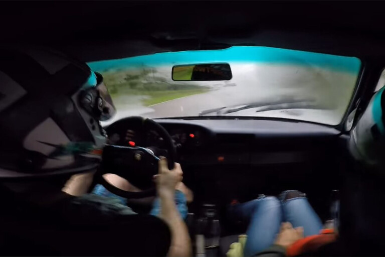 How to drive a Porsche 911 in the wet