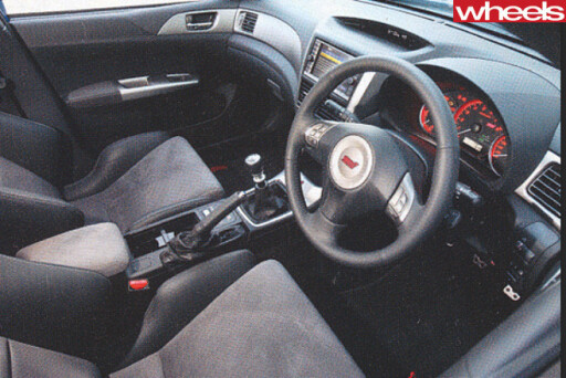 Subaru -WRX-STi -interior