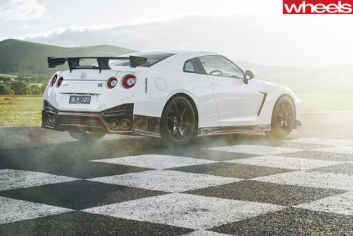 Nissan -GT-R-driving -side