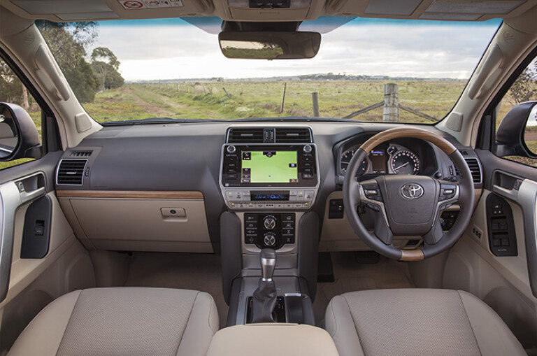 2018 Toyota LandCruiser Prado interior