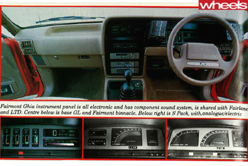 1984-Ford -Falcon -Ghia -interior