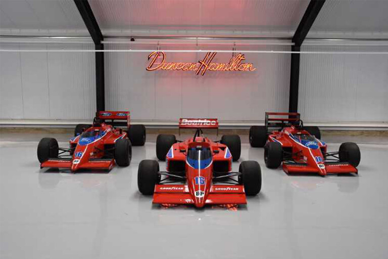 Trio of Beatrice Haas F1 cars