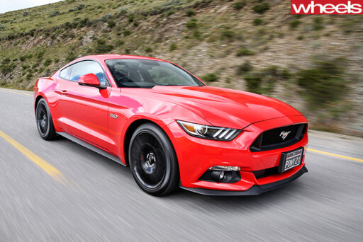 Ford -Mustang -driving -front -side