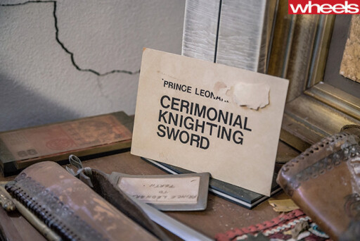 Prince -Leonard -Hutt -River -ceremonial -knighting -sword