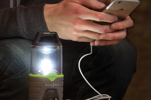 Nite Ize Radiant 300 rechargeable lantern and charger