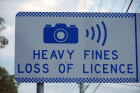 Speeding fine sign