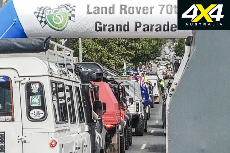Land Rover 70th Anniversary Celebrations Cooma Nsw Parade Participants Jpg