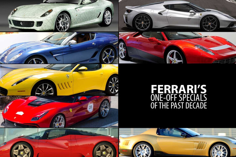 Ferrari One Off Specials Of The Past Decade Jpg