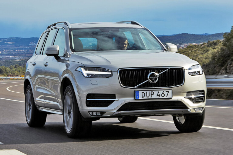 Volvo XC 90 Front On Mountain Road Jpg