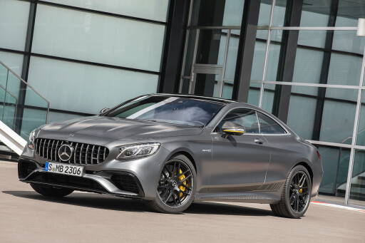 Mercedes-AMG S 63 Coupé Yellow Night Edition front.jpg