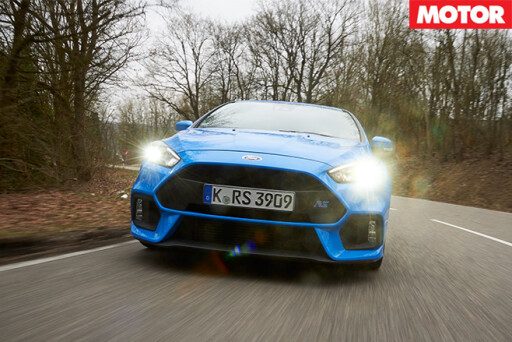 Ford focus rs driving