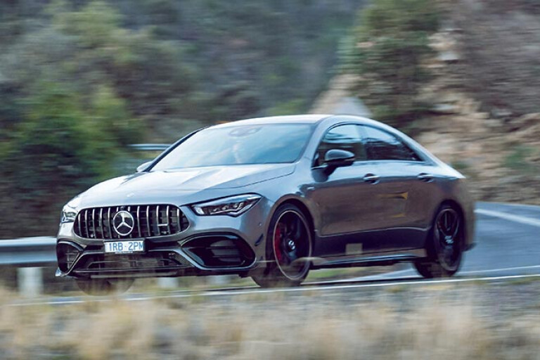AMG CLA45 S driving