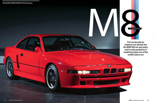 MOTOR BMW M8 feature