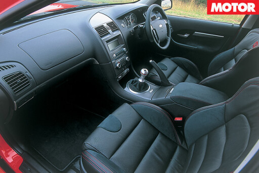 Ford FPV GT interior