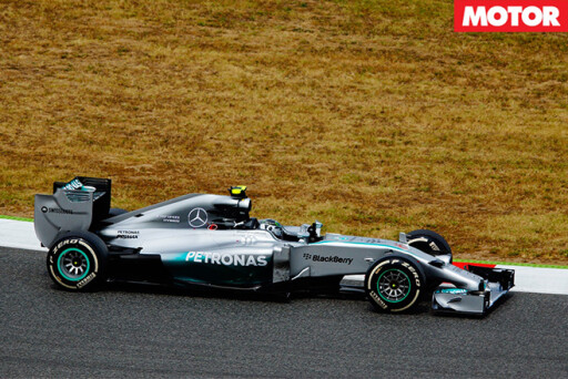 Mercedes formula 1 car