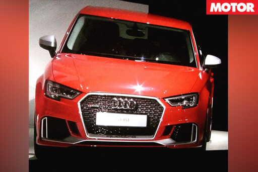Audi RS3 sedan caught undisguised 2
