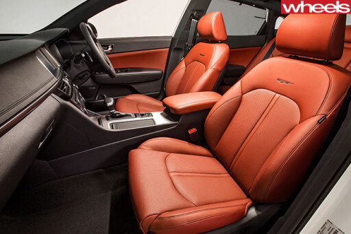 Kia -Optima -GT-interior -seats